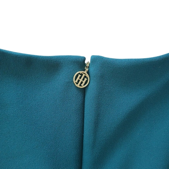Tommy Hilfiger Blue Embellished Sheath Dress Size 10 - Picture 4 of 8